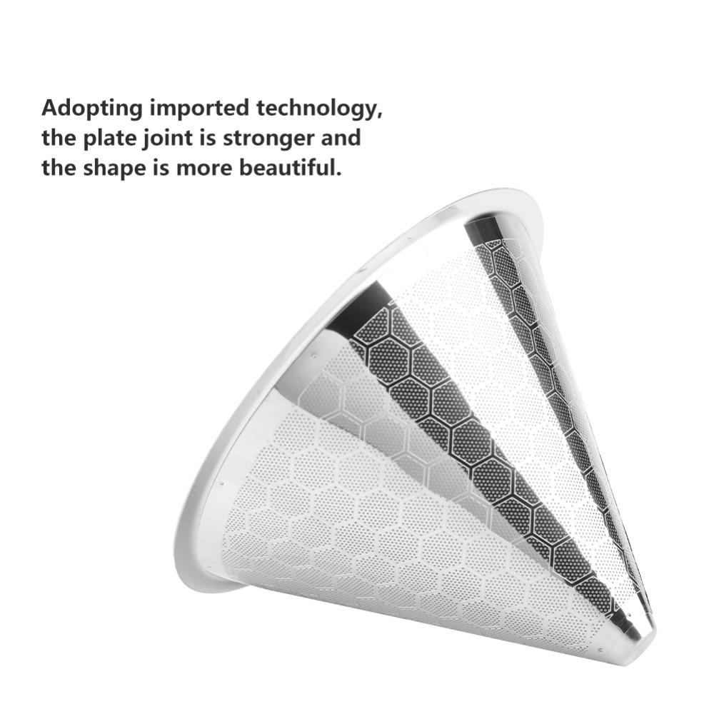 Fine Mesh Coffee Filter Stainless Steel Coffee Mesh Strainer Pour Over Coffee
