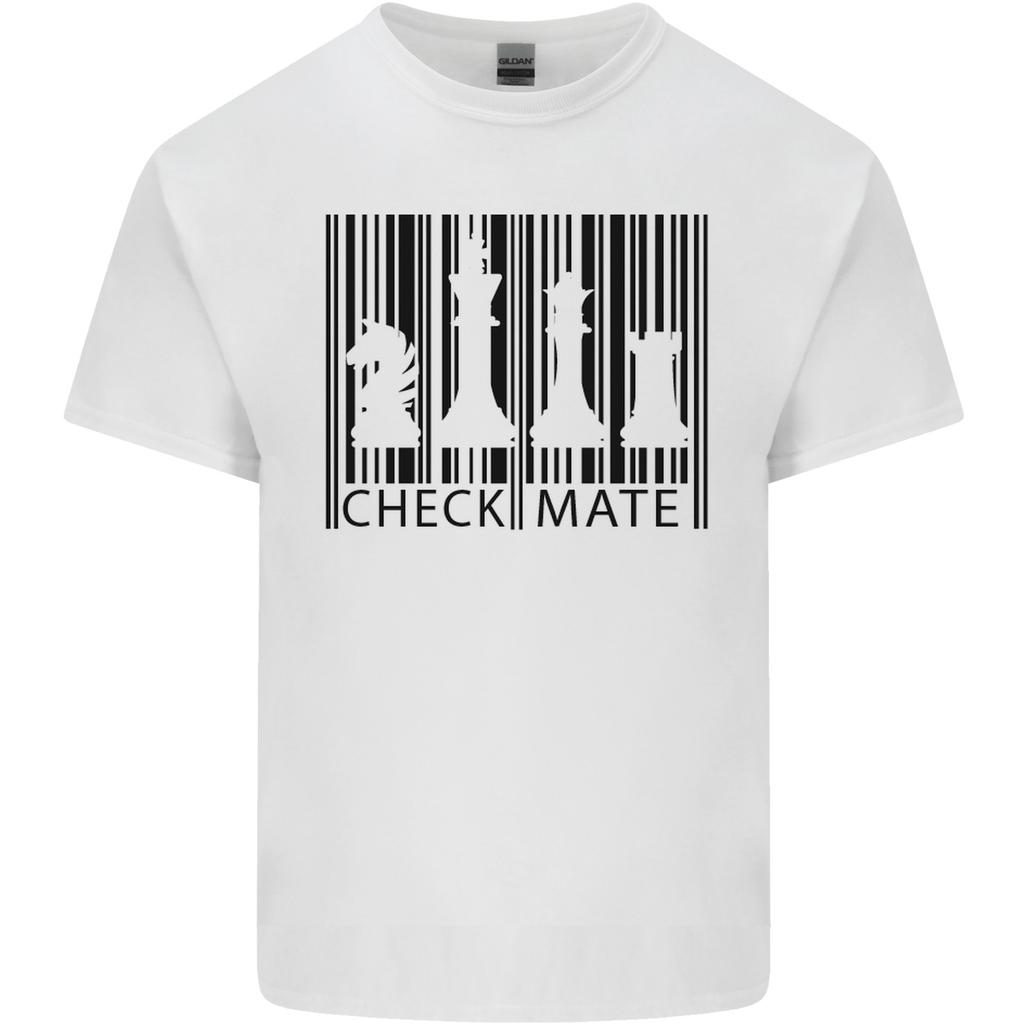 Chess Barcode Player Unisexs Light Cotton TShirt