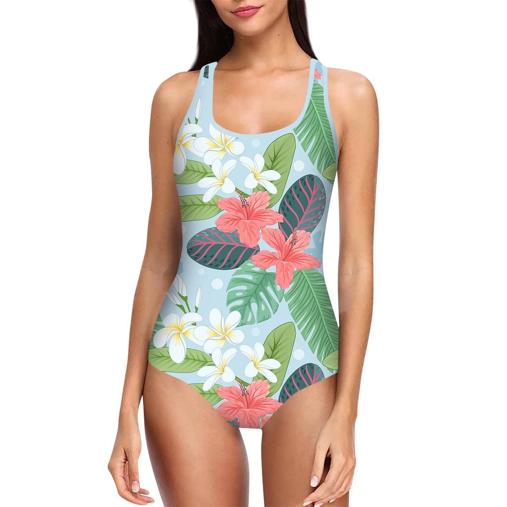 Цельный купальник сделай сам на заказ, гавайский, с рисунком «голова человека», цельный купальник, пляжная одежда