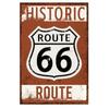 Винтажные Исторические Старые Дорожные Знаки Route 66 Металлические Жестяные Вывески Настенное Искусство Ретро Постер для Баров Ресторанов Кафе Клубов Табличка Домашний Мужской Уголок Настенный Декор