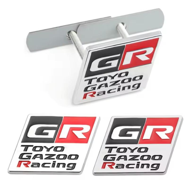 1 шт. Наклейка на автомобиль G R Значок Gazoo Racing Эмблема на решетку радиатора капота Декаль для HV YARiS GRMN G R Sport RZ RC RS Prius Harrier