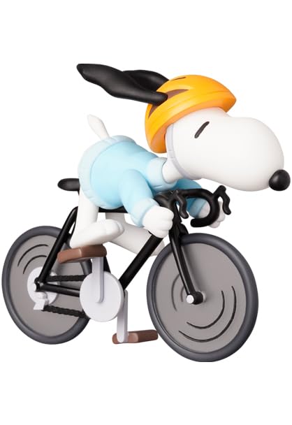 UDF Ультра Детальная Фигурка 691 Серия PEANUTS 14 ВЕЛОСИПЕДИСТ СНУПИ Велосипедист Снупи Примерно 88 мм в высоту Раскрашенная и Собранная Фигурка Нет. - - -