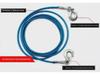 4m 5-Ton Car Tow Rope with Hooks - Safe Self-Driving Emergency Equipment