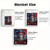 Pirate captain 2D Flat Pattern Flannel Blanket High quality All Seasons Warmth and Comfort Perfect for Christmas Gifts.