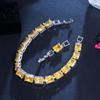 CMM Christmas Birthday Gift Rectangle Cubic Zirconia Tennis Bracelets