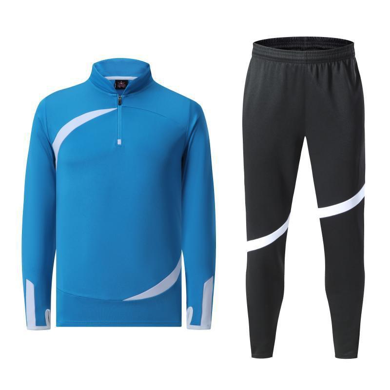 Men Women Quick-Dry Long Sleeve Sports Set Running Gym Soccer Basketball Training Fall