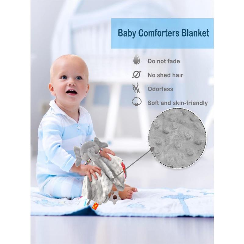Newborn Baby Plush Stuffed Toys Cute Animal Blanket Comforter Bunny Elephant Soothe Appease Sleeping Towel Baby Gift