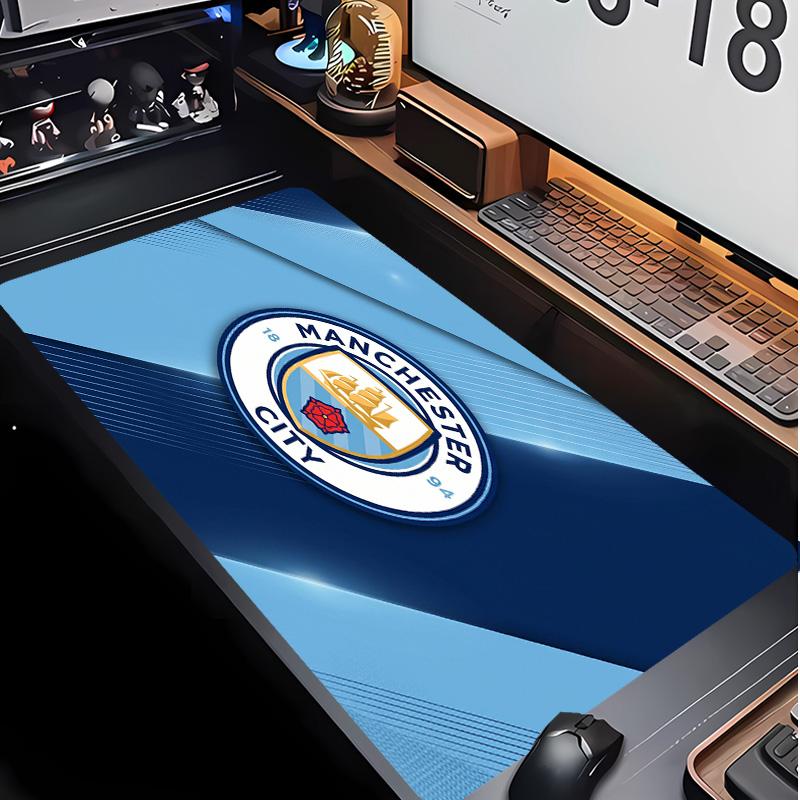 Коврик для мыши с узором Manchester City Football Нет?Нескользящий резиновый игровой коврик для мыши для стола, офиса, дома