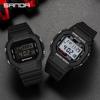 Sanda Small Square Waterproof Digital Sports Watch