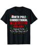 UnisexS Comfort Fit Crew Neck TShirt Featuring The North Pole Correctional Perjury Marketed As The Nice List Tee This UltraSof