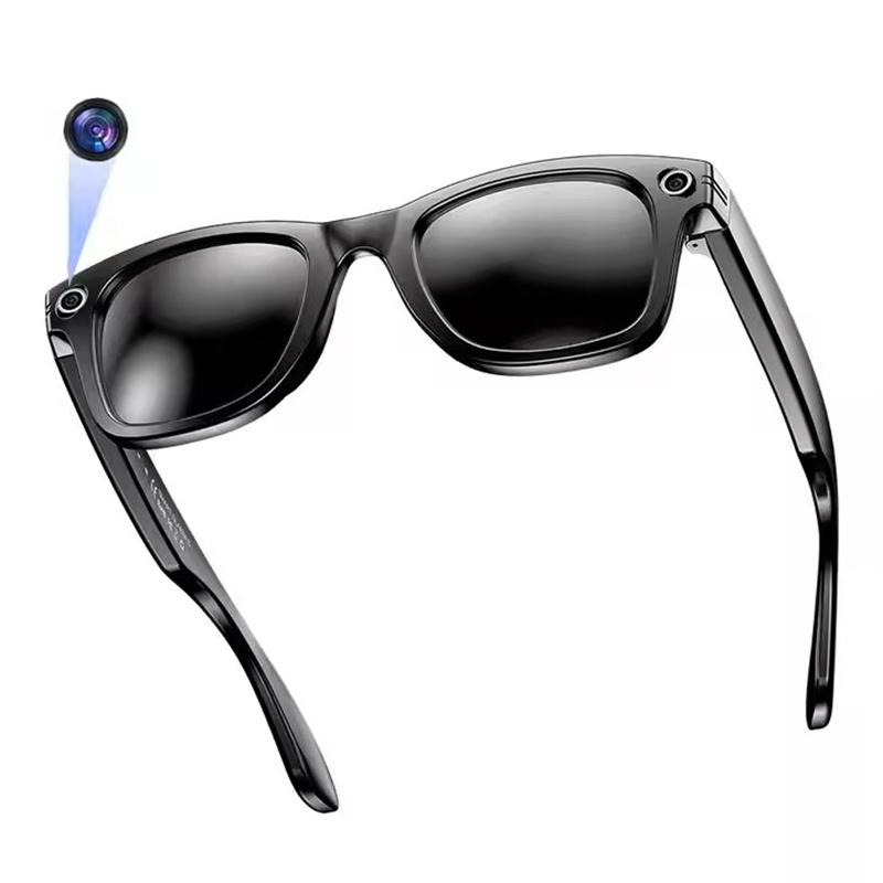 W610 Smart Glasses with Camera 8 Million Pixels Wi-Fi Touch Control Dual-microphone Noise Reduction AI Translation Sunglasses