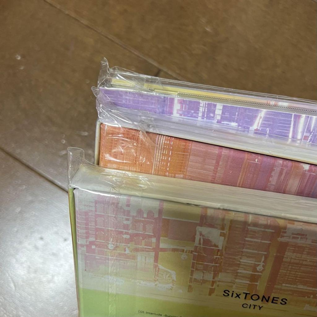 [USED] SixTONES CITY album 3 form set