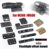 ТактическийOffset Крепление Scout для Surefire M300 M600 Серии ARIS M-LK Keymod CNC SMR База для Рейки Аксессуары для Страйкбольного Фонарика Охоты2