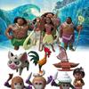 10pcs Figurine Moana Anime Statuary Cake Ornament Christmas Gifts Garnish Toys