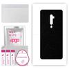 apgo Protective Skin Sticker for the Back Compatible with Oppo Reno 5G, Wrap Film, Foil, Vinyl - Pattern Matte Black