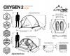 AlpenTent Oxygen 2 Duo Two-Person Tent 2.1 kg Lightweight