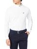 Long Sleeve Mock Neck Shirt Thick Golf 4 [Master Bunny] Men's (High Gauge, Soccer, Stripes) / / 758-3266901 030_White [M]