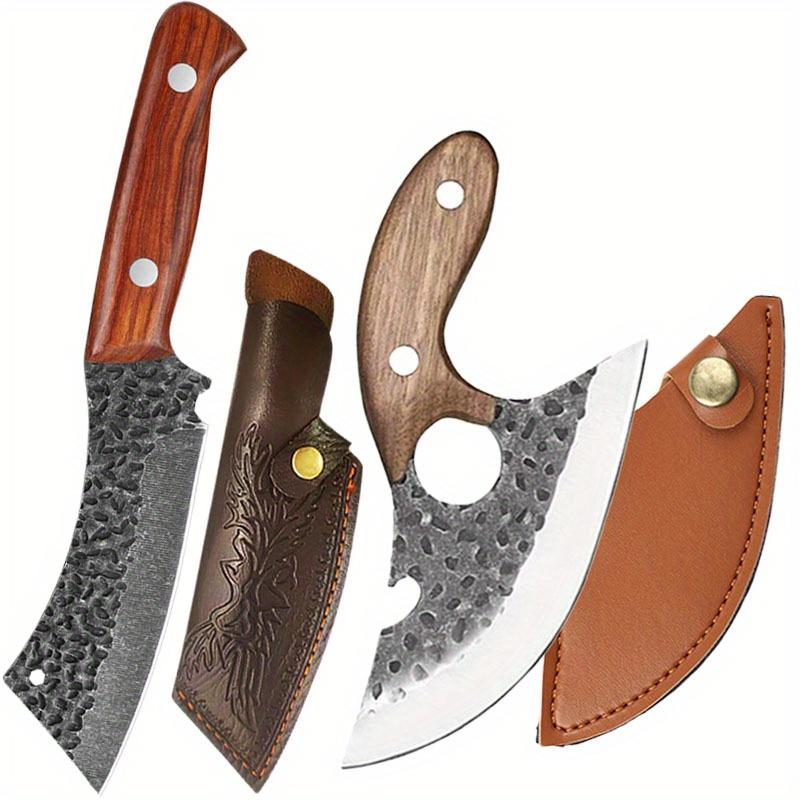 2 PCS Stainless Steel Boning Knives Multipurpose Knife Knives Pocket Knives Cooking Knives for Kitchen High Carbon Steel Professional Kitchen