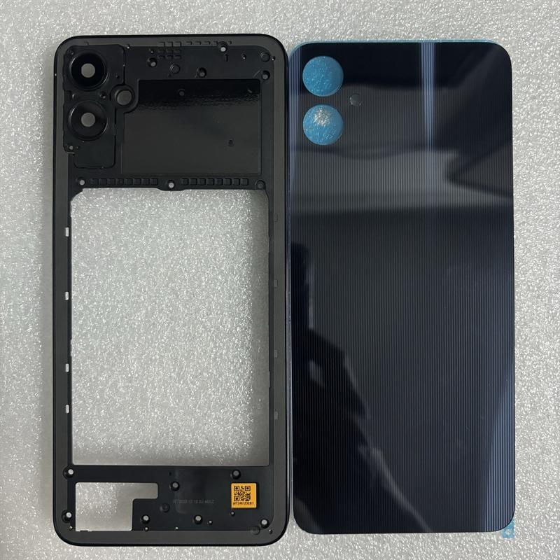 Для Samsung Galaxy 05 055 Корпус Телефона Средняя Рамка Задняя Крышка Аккумулятора Чехол Панель Крышка Задняя С Линзой Камеры