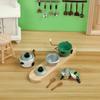 Furniture Spoon Pot Mini Cutlery Set Simulation Cookware Doll Accessories Miniature Cookware