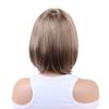 Синтетические короткие прямые парики боб с челкой женские смешанные коричневые светлые золотые повседневные парики для косплея из натурального термостойкого волокна