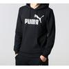 Puma Essential Hoodie With Large Logo Men Tops Black 855461-01