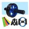 Ролик для тренировки пресса Скакалка Эспандер для груди Набор фитнес-оборудования