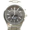 Seiko SEIKO Титановые Солнечные Часы с Датой Черно-Серебристого Цвета 7B22-0AD0, Радиоуправляемые, На Солнечной Батарее, Календарь, Циферблат,