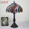 ZK30 Прикроватная лампа Тиффани Настольная лампа для гостиной Витражный абажур ручной работы Выключатель Ночники Домашний декор