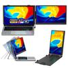 Портативный монитор FHD Dual IPS LCD для ноутбуков, совместимый с 14-дюймовым монитором, 1080P, Дисплей, Панель, для ноутбуков 13-17,3 дюйма, Легкий, USB-C/HDMI
