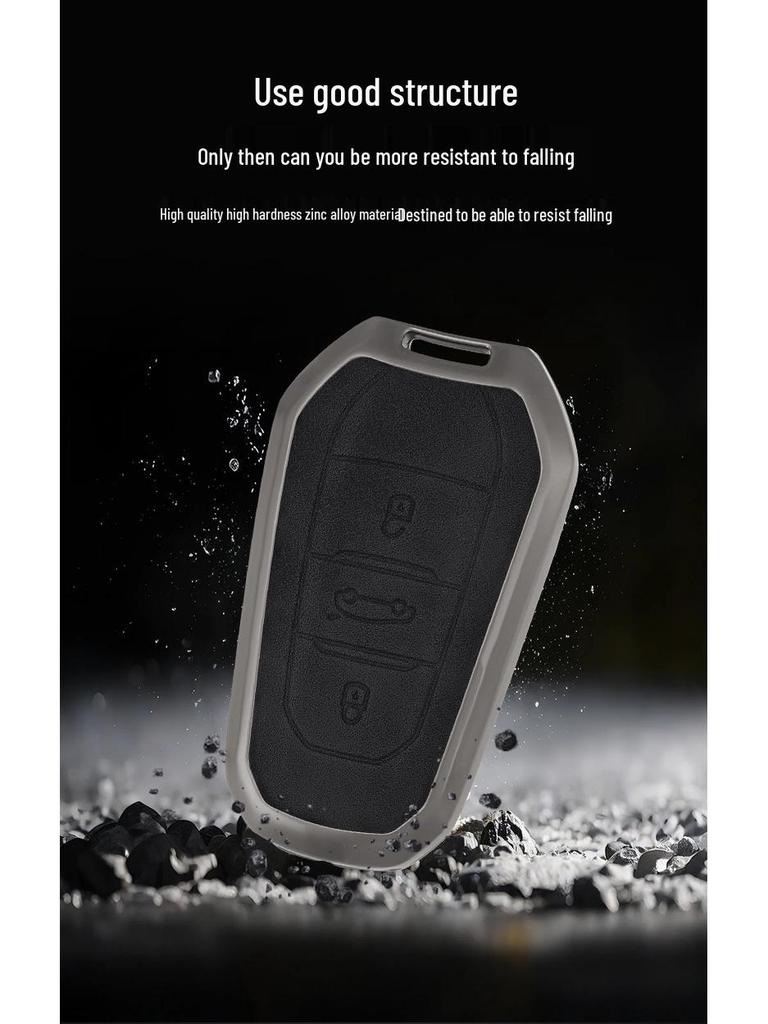 DS9 Key Case: Metal Shell Buckle for DS7, DS3EV, DS4, DS5, DS6 Car Keys