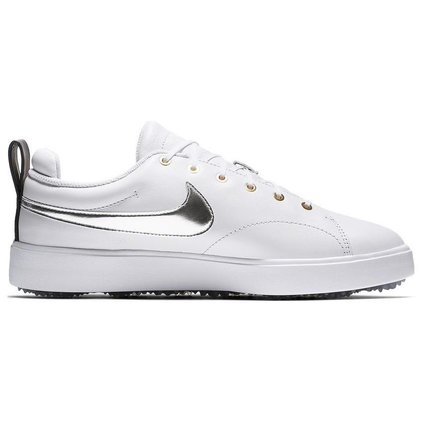 Nike Курс Классический Курс Классическая Кожаная Амортизация Нескользящая Износостойкая Низкие Мужские Обувь для Гольфа 905233-102