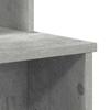 Concrete Grey Desk 120.5 x 44 x 88.5 cm Particleboard