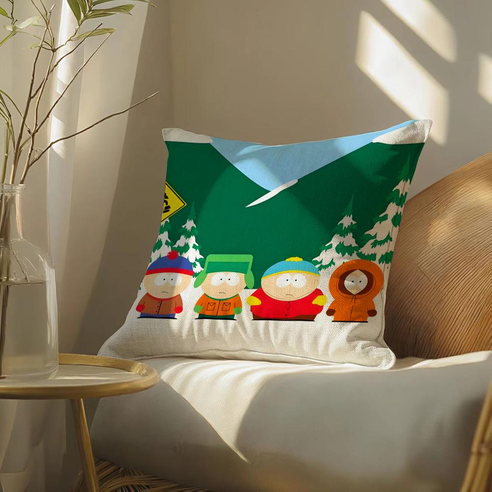 Southparkdecorative Pillow Case Pillowcase, Double-Sided Printed, Sofa Cushion, Bedroom Headboard
