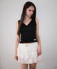 Rose Franz Cancan Frill Mini Skirt [White]