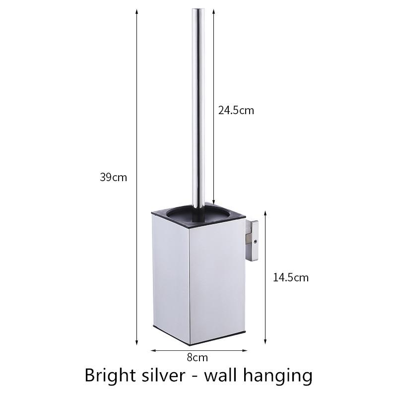 Черный держатель для ершика для унитаза из нержавеющей стали с настенным креплением для ершика для унитаза Доступно в различных цветах