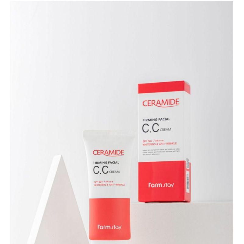 FARM STAY Укрепляющий CC-крем для лица Ceramide Firming Facial CC Cream