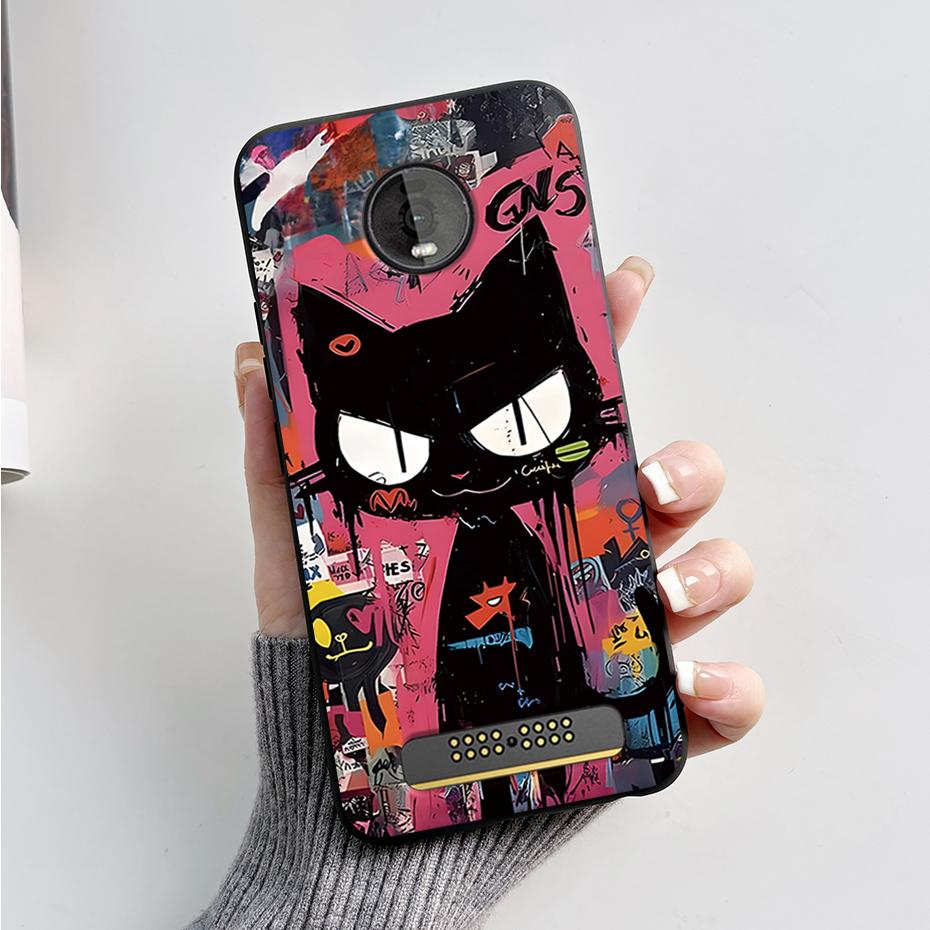 Для Motorola Moto Z4 Z3 Play Чехол Милый Мультяшный Мягкий Силиконовый ТПУ Чехол для Телефона Для Moto Z3 Z4 Play MotoZ4 Z4Play Z3Play Funda
