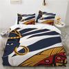 Комплект пододеяльников с 3D-печатью, наволочка из ультратонкого волокна, новый оптовый комплект с благородными африканскими элементами, красочный и удобный