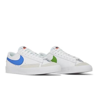 Blazer Low 77 GS Белый Хлорофилл Средний Синий DA4074-109