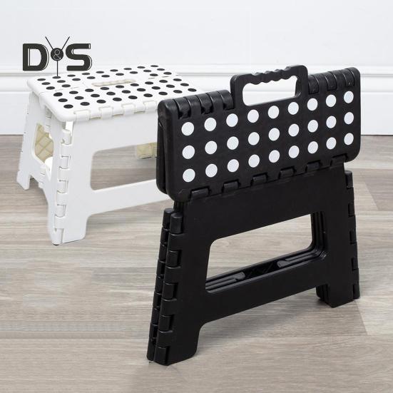 Пластиковый складной табурет-стремянка, портативный, легкий, удерживающий 300 фунтов, прочный, для кемпинга, охоты, пикника, рыбалки, мини-складное сиденье стула