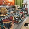 Living Room Funda Sofa Chenille Hawaii Ethnic Style Sofa Throw Blankets All-season Camping Picnic Sofa Cover