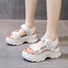 Fashion Sports Sandals for Women 2025 Summer New Wedge Platform Shoes for Outerwear Versatile Thick-soled Beach Shoes for Women
