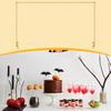 Table Arch Stand with Clamps Adjustable Balloon Stand with Clamps Dining Background Rack for Daily Swing Event Catering Wedding