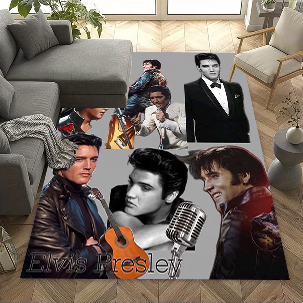 Elvis Presley: Rock Roll Area Rug Perfect for Entryway Decorate room Bedrooms Living Rooms Antislip Carpet Decorate Offices Spiritual Gift