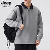 Jeep Spirit Men's Lapel Long-Sleeve Sweatshirt