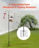 Double Shepherds Hook 8 Pack 1950mm Heavy Duty Bird Feeder Pole