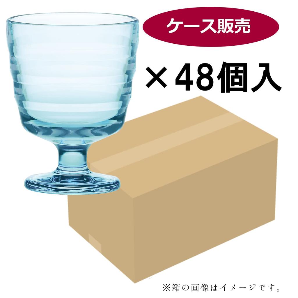 Toyo Sasaki Glass Free Glass Lulac Aqua Blue 240ml Set of 48 Made In Japan Dishwasher Safe Glass Cup Wine Glass Beer Glass Juice Glass Commercial