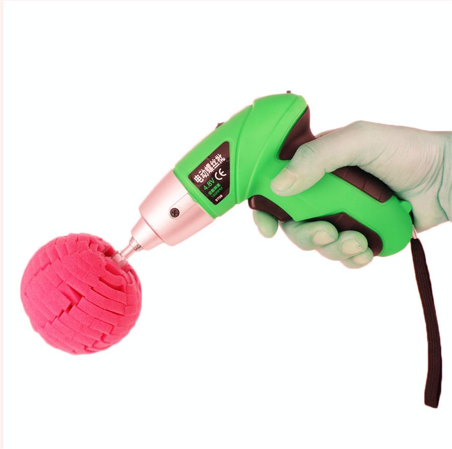 Универсальный 3 шт. Красный Мягкий 3"(76мм )Полировальный шар Финишный полировальный круг Полировальная подушечка для полировки автомобиля