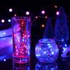 4.5V 1.8W 3 Meters 30 LED Fairy String Light Battery Powered Operated IP65 Water Resistance Twistable Bendable Flexible Red for Christmas Xmas Festiv